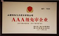 2010年AAA級免審企業